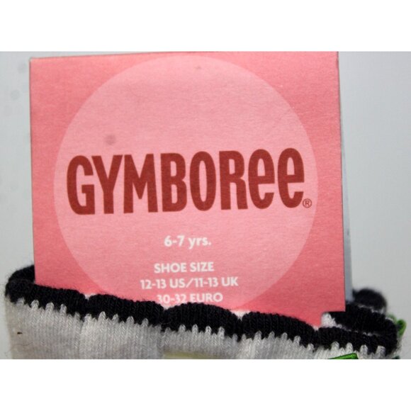 NWT 2004 Gymboree Dandelion Wishes White Ankle Socks Scallop Edge Bow sz 12-13 - Picture 6 of 6